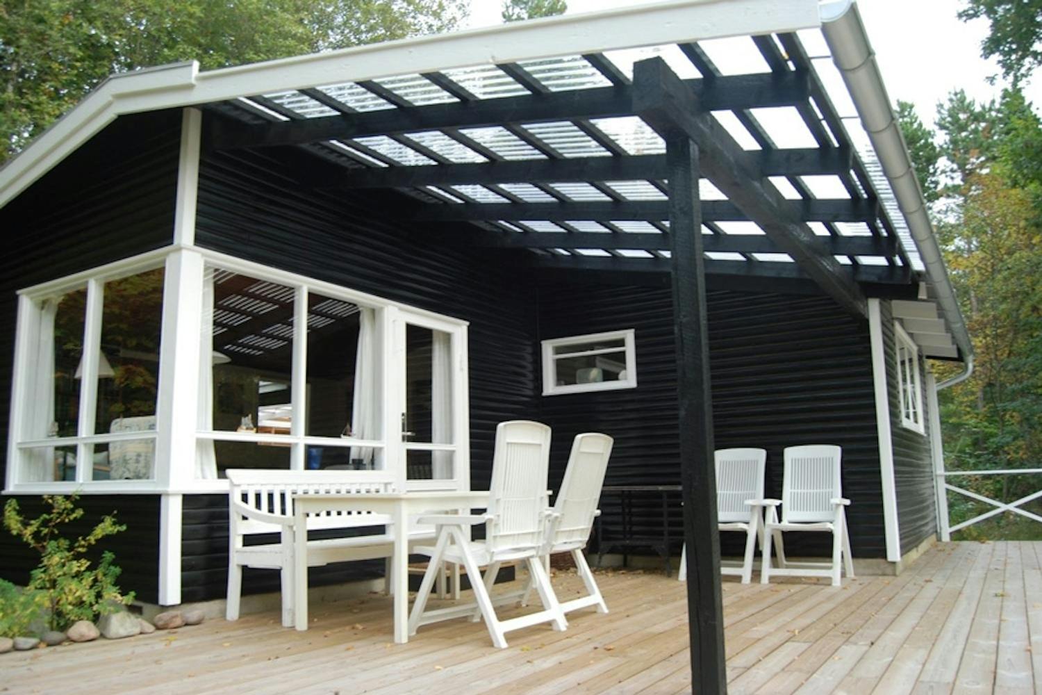 3 typer plasttag: TRAPEZPLADE SUNLUX 2000PC FRA RIAS 3 typer plasttag: Overdækket terrasse, terrassetag